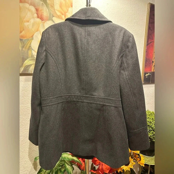 Michael Kors gray wool blend jacket/coat women’s size XL - Picture 6 of 16
